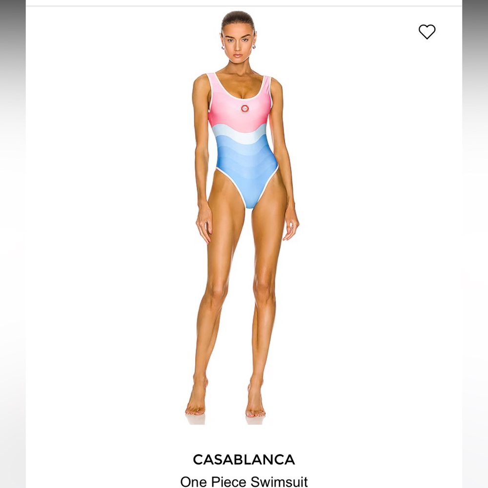 SOLD 🤍 Casablanca one piece swimsuit